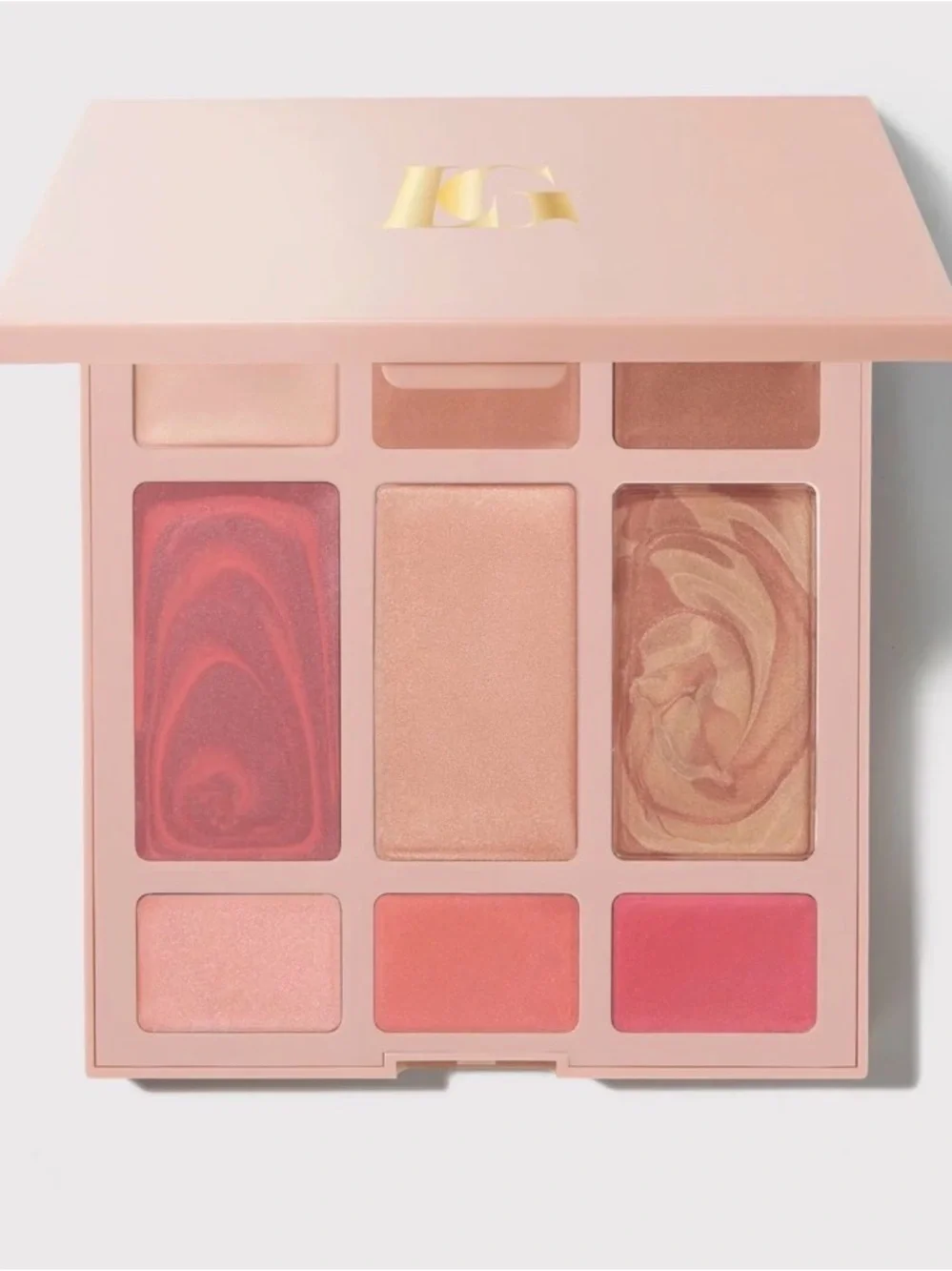 New Laura Geller Set Full Face Basics Palette W/ 2 Brushes